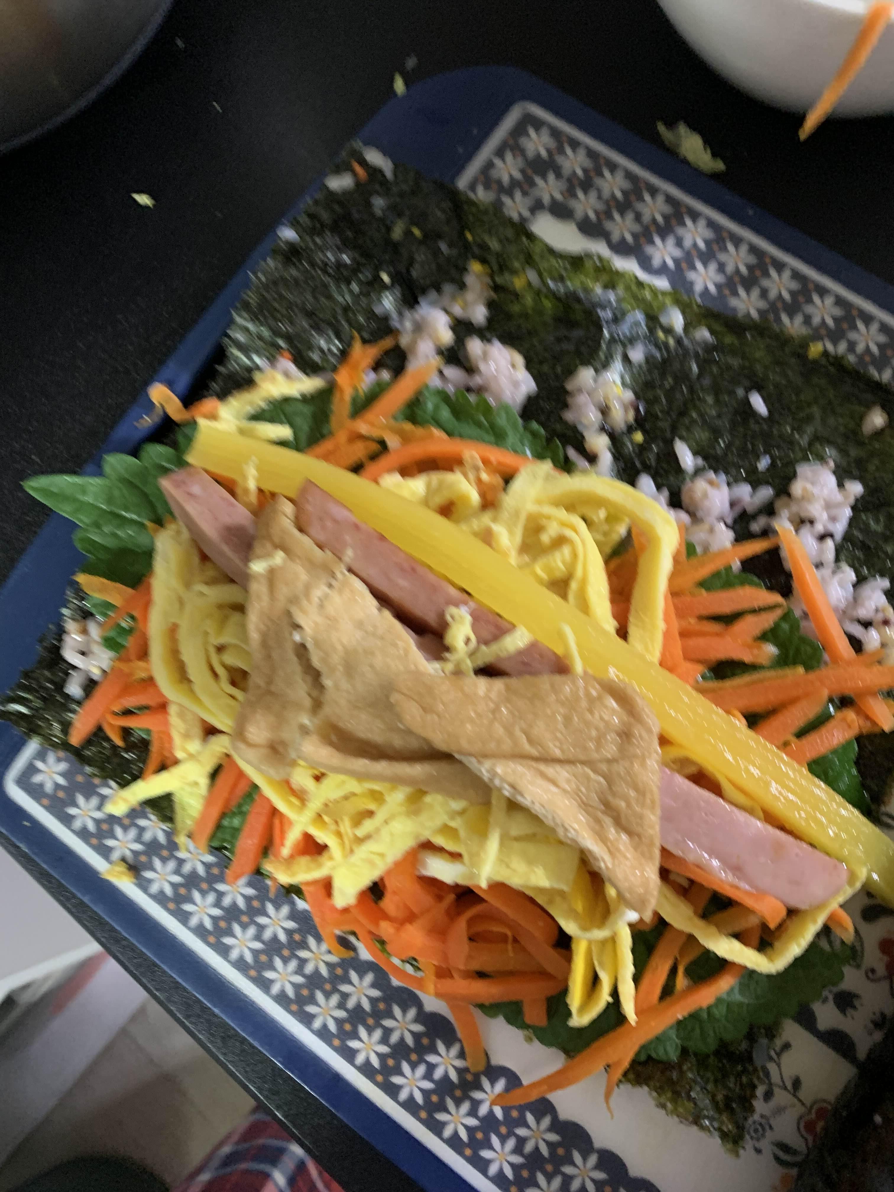 김밥 맛있게 싸는 방법