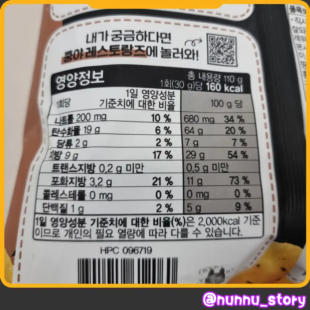 구운주먹밥쿵야 칼로리