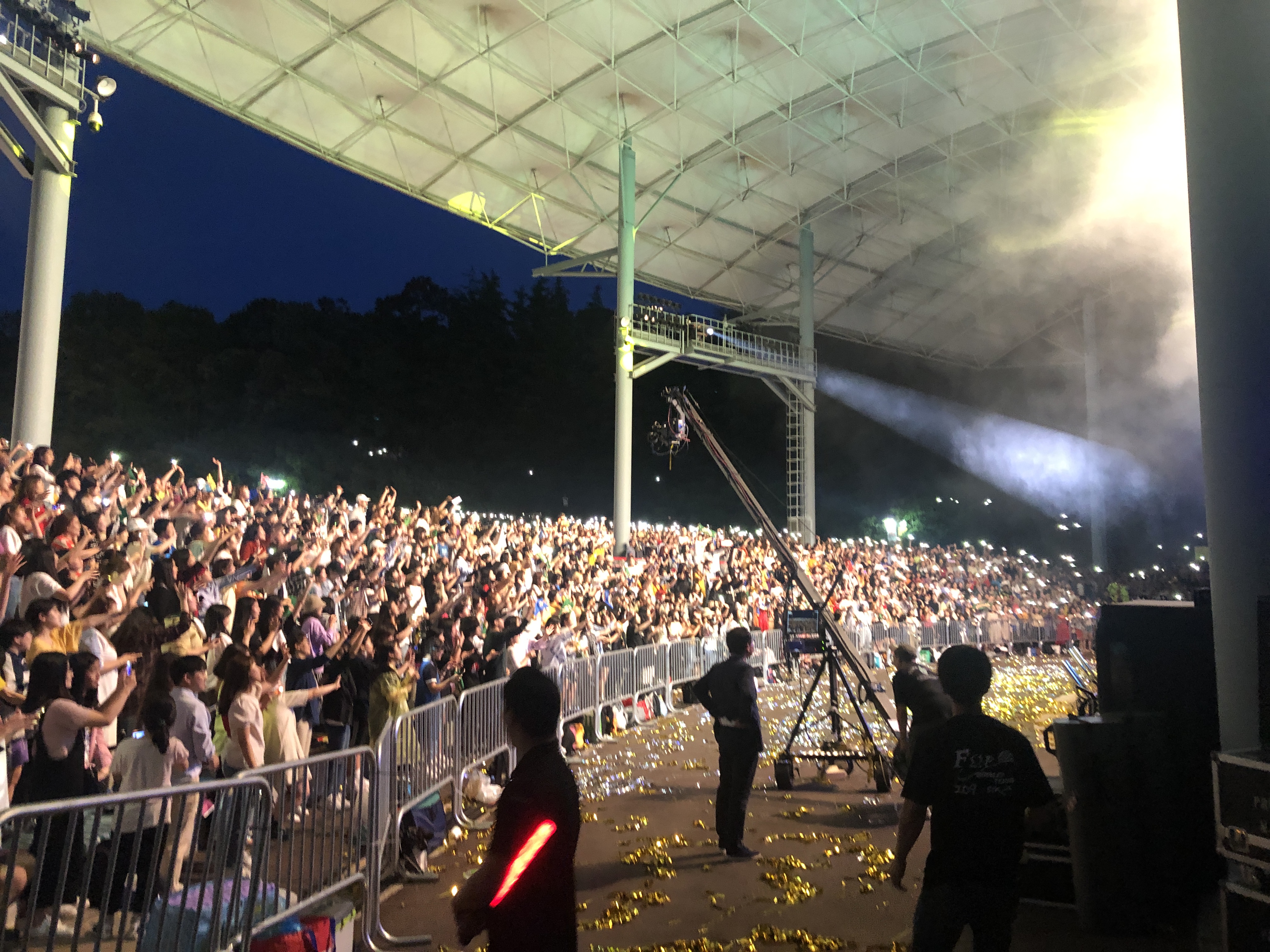  잔나비,소나기 퍼부운 분당 파크콘서트 현장