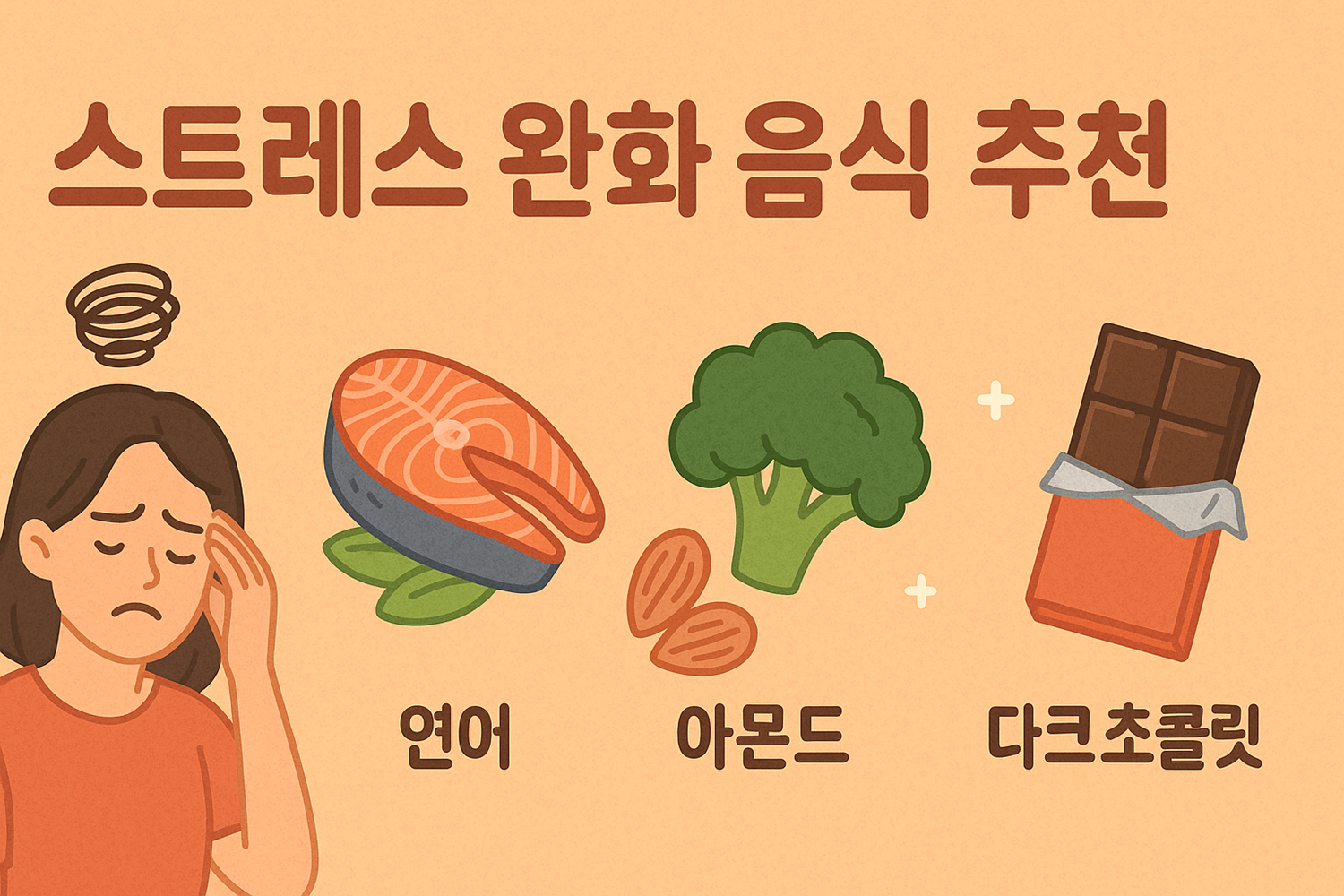 스트레스 완화 음식 추천