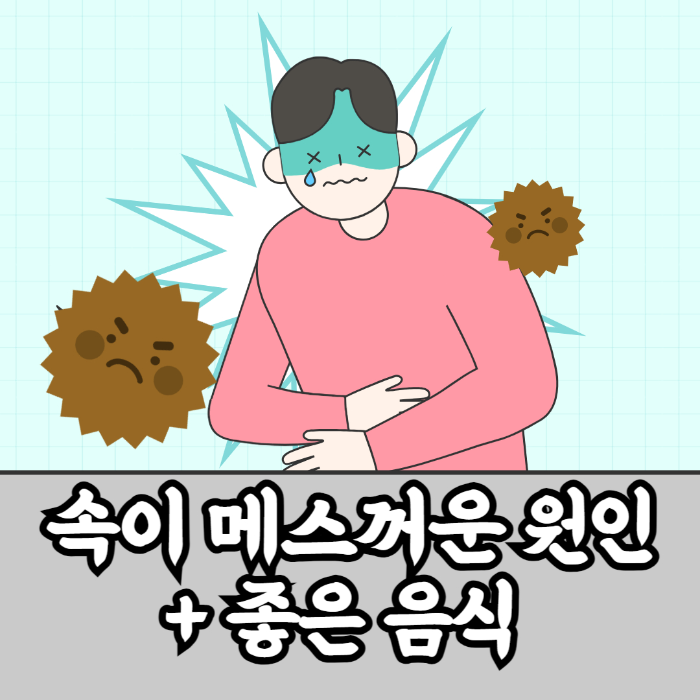  속이 메스꺼운 원인, 증상에 좋은 음식 알아보기