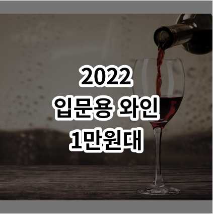 입문용 와인 추천 2022 | 화이트 와인 | 레드와인 | 1만원대 와인 | 달달한 와인