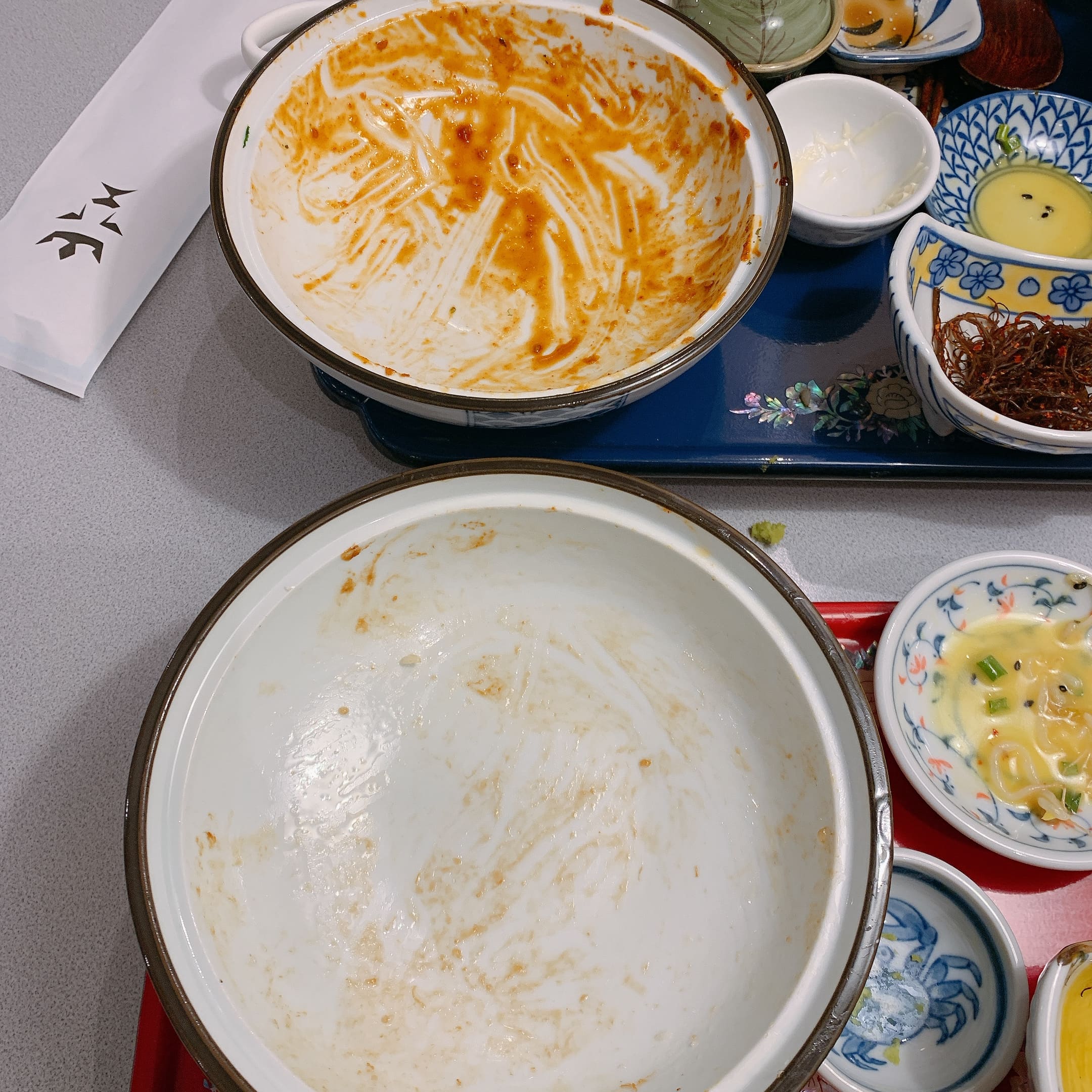 라이온식당 식사 완료