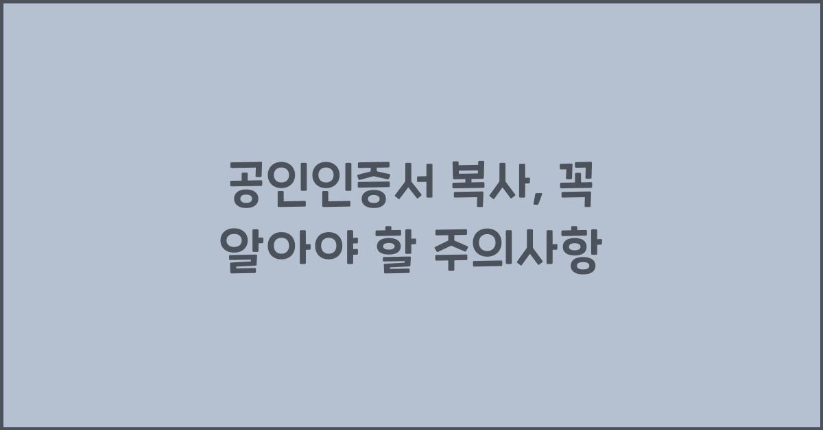 공인인증서 복사