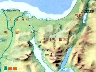 지도로 보눈 출애굽 탈출_10