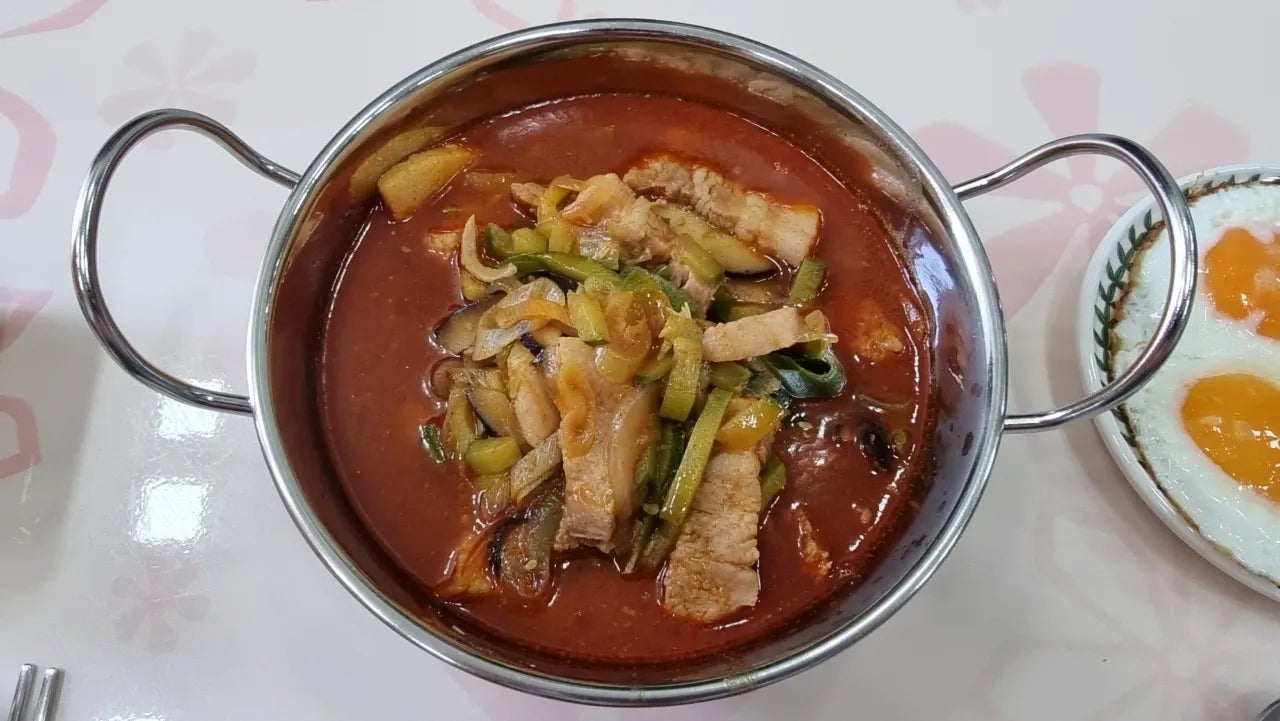 애호박 고추장찌개