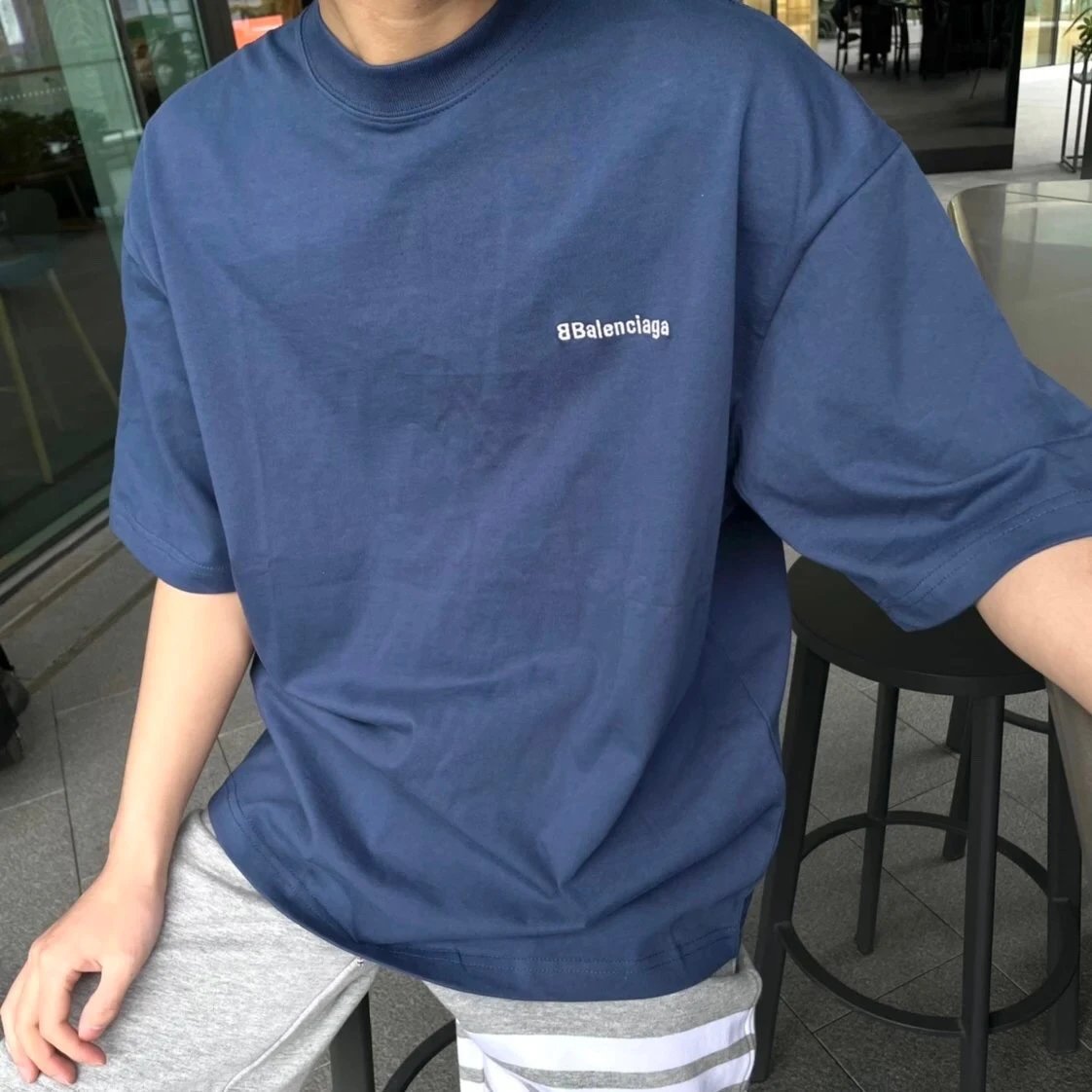  [BALENCIAGA] 발렌시아가 BB CORP 반팔 티셔츠 612966