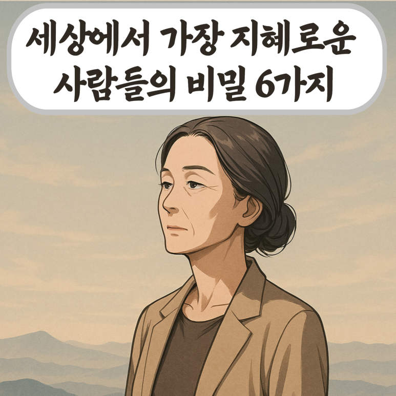 지혜로운 사람들 이미지