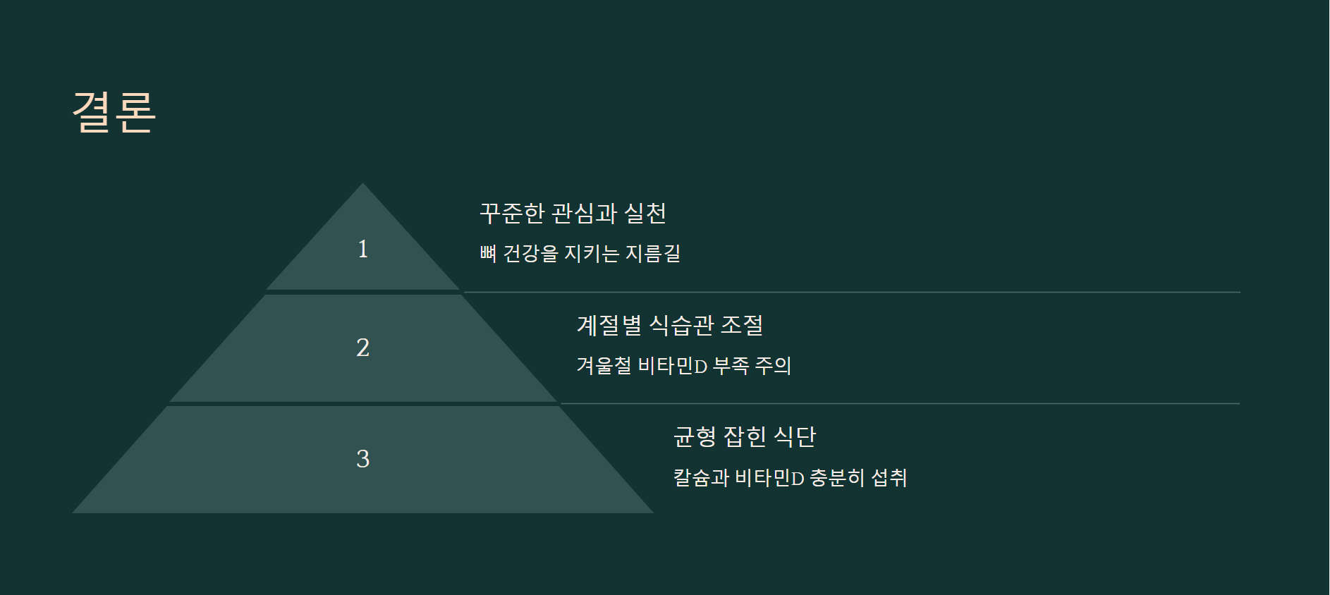 골다공증 예방