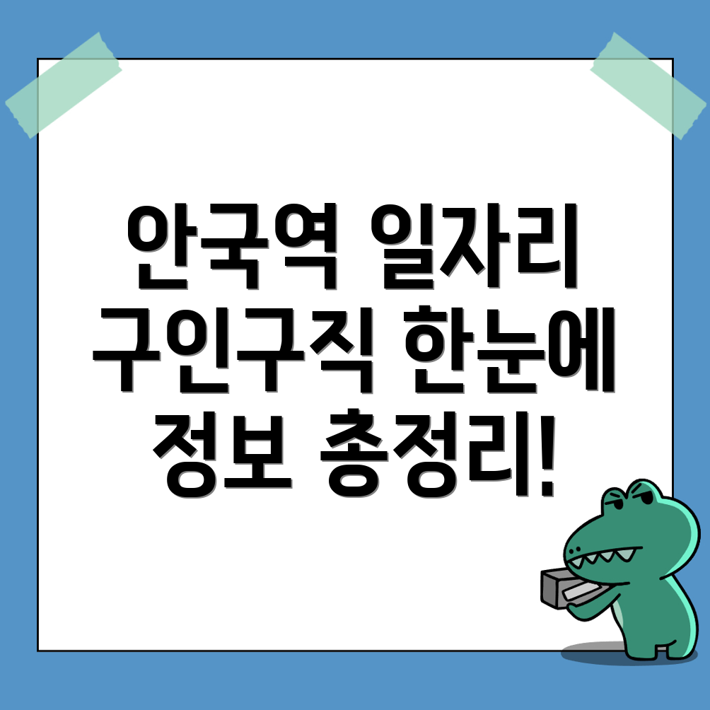 안국역 일자리센터