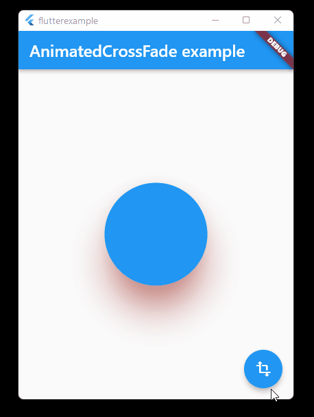플러터에서 AnimatedCrossFade 사용 방법 및 옵션