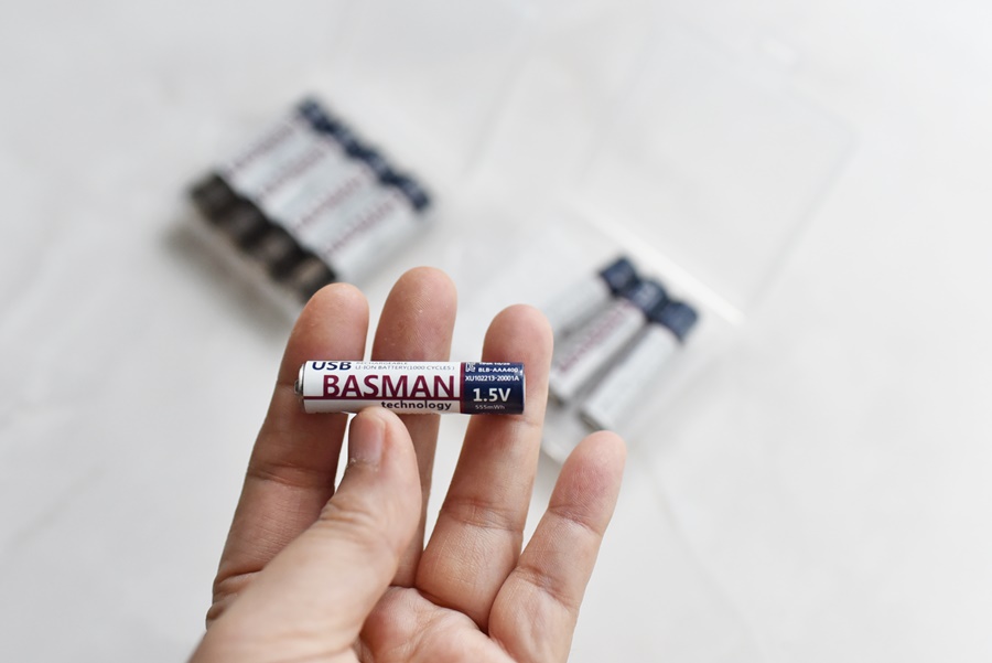 : 바스만 AA건전지, AAA건전지 USB충전식건전지 4