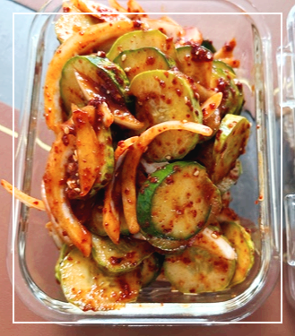 프레시줌 오이무침