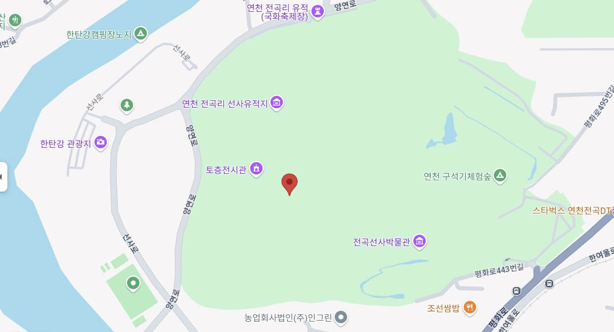 연천 구석기 축제 찾아오는 길 지도