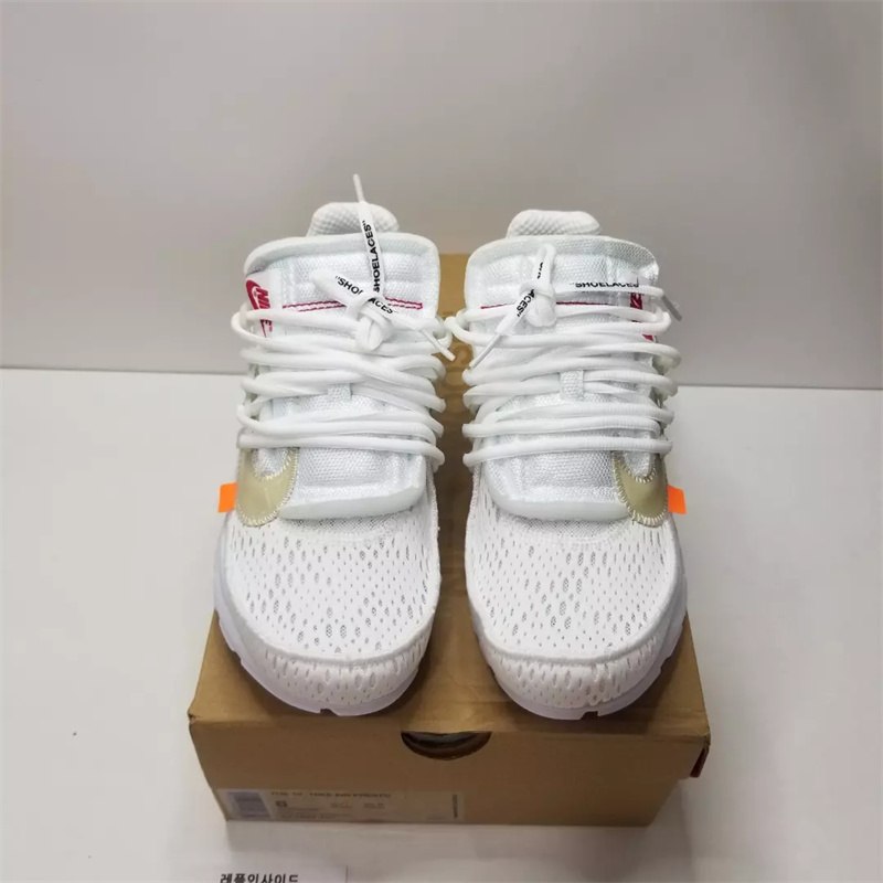 [NIKE] 나이키 X 오프화이트 THE TEN 프레스토2.0 화이트 AA3830-100 남녀공용 (OWF공장)