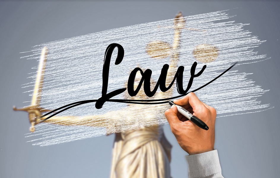 법과 이혼 변호사 표현하는 사진