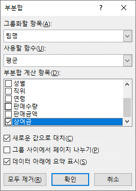 부분합