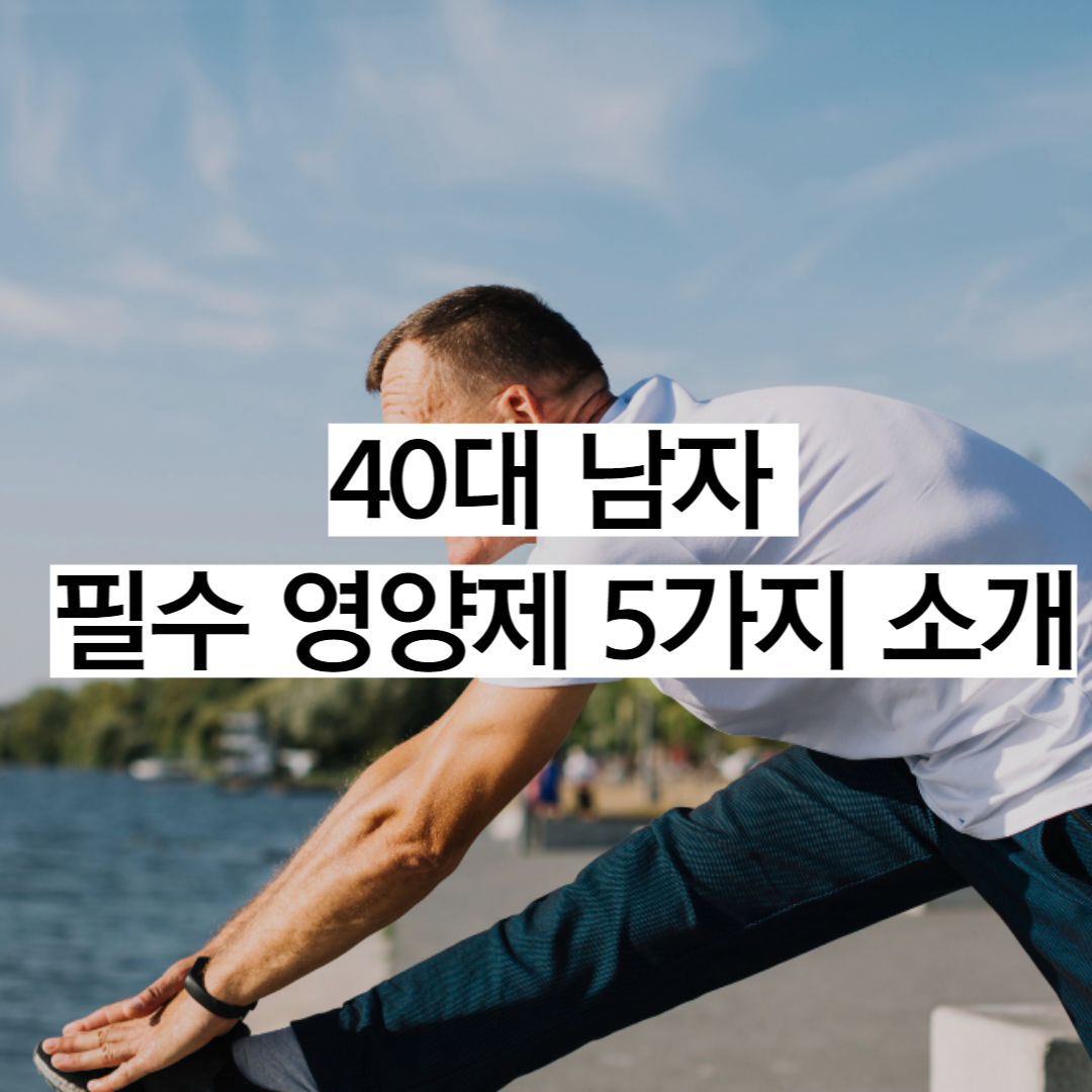 40대 남자 필수 영양제