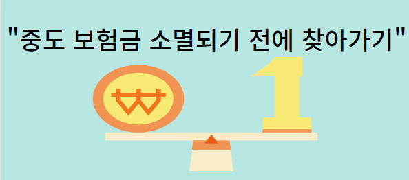 중도보험금-소멸되기전에찾아가기