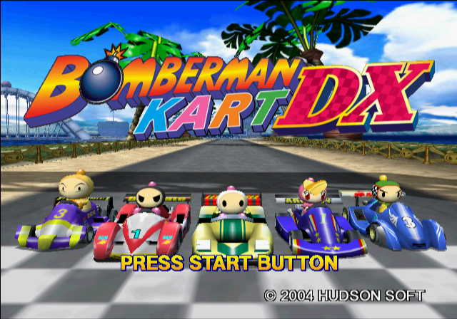  허드슨 / 레이싱 - 봄버맨 카트 DX ボンバーマンカートDX - Bomberman Kart DX (PS2 - iso 다운로드)