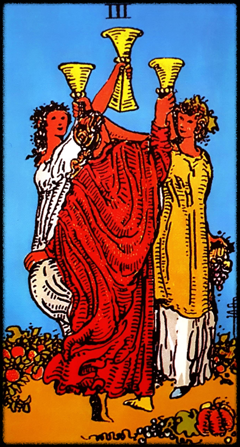 Three of cups