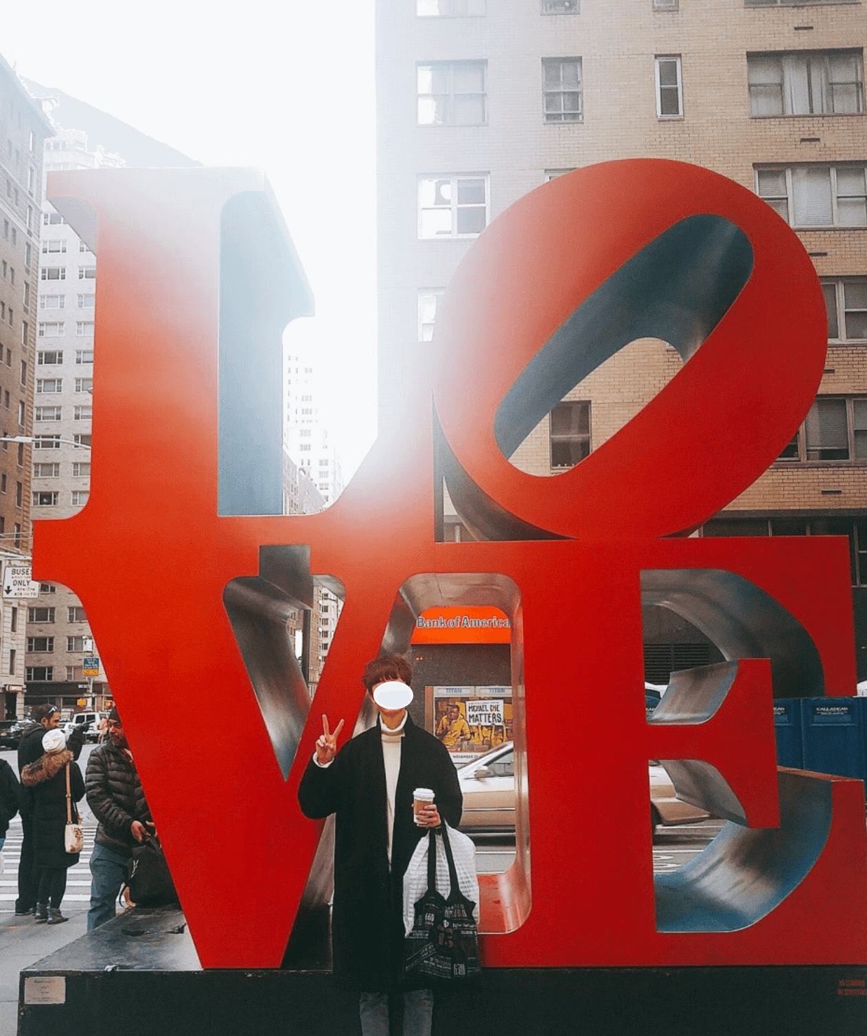 뉴욕 Love 조각상 