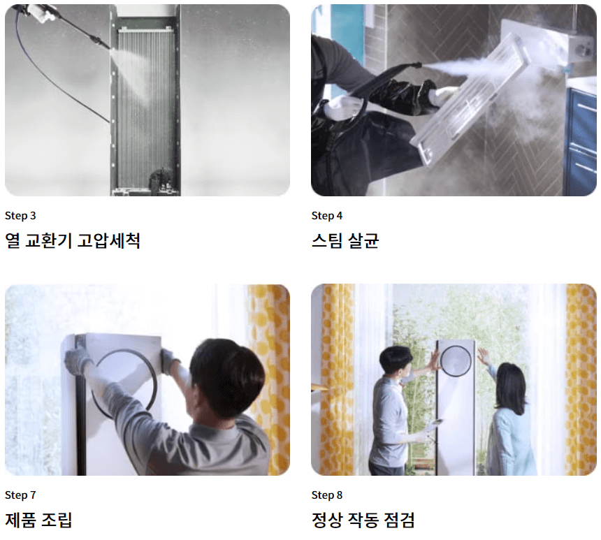 벽걸이 에어컨 청소