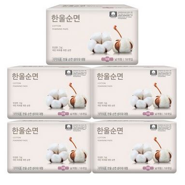  예지미인 한울순면 대형 생리대 날개형