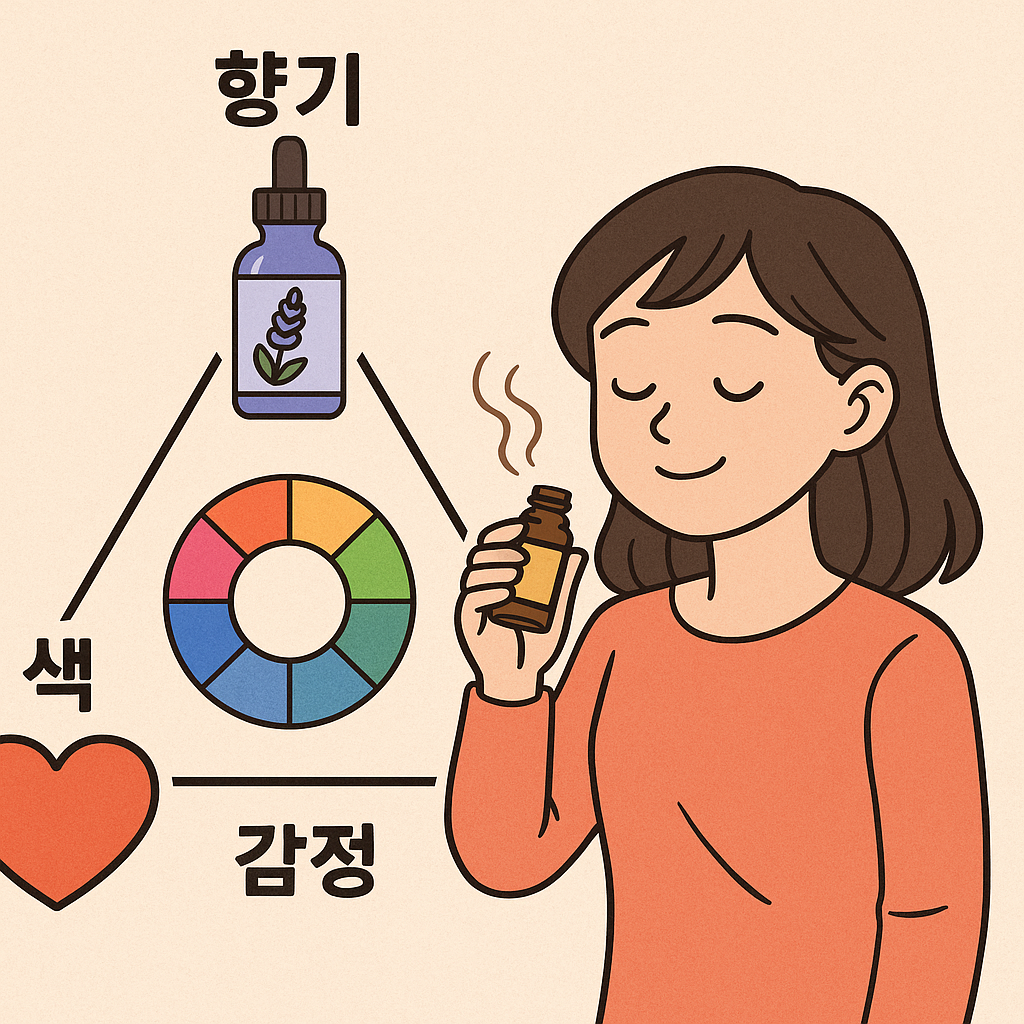 향기와 색, 감정의 삼각관계