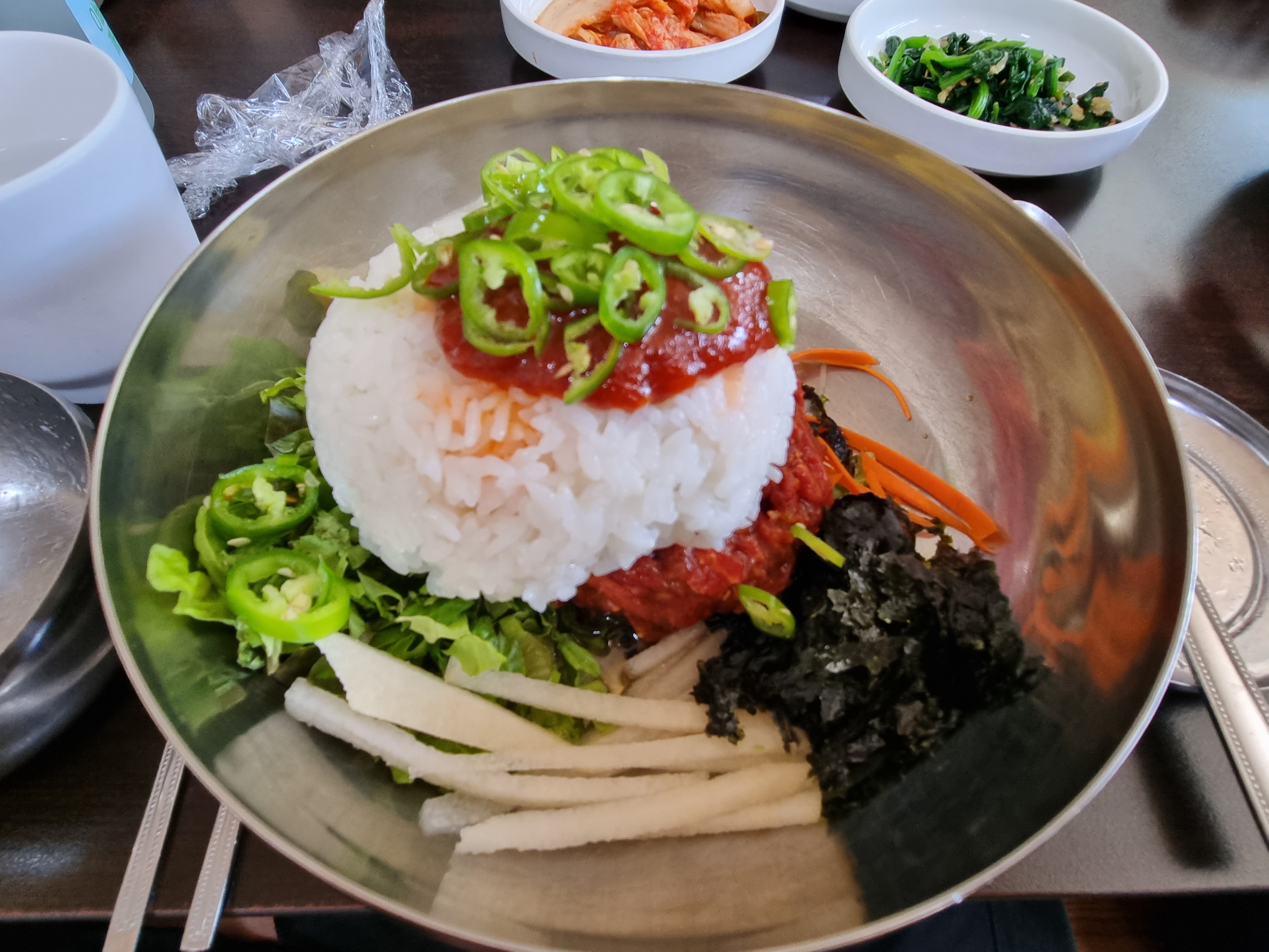  (여주맛집) 점심메뉴로 든든하게 먹은  여주 육회비빔밥맛집 강원정육점 한우전문식당