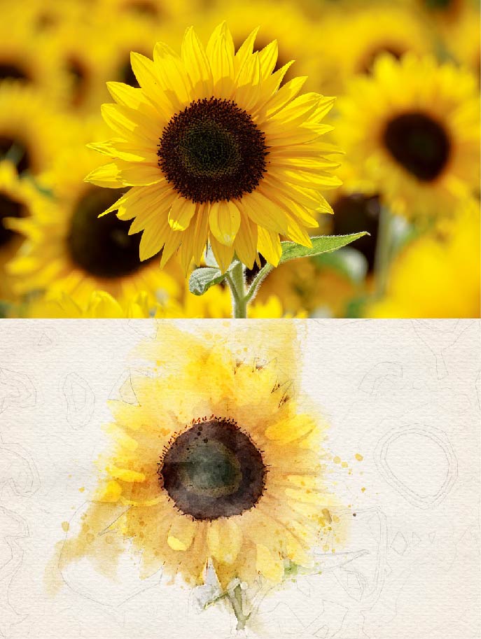 포토샵-수채화-효과내기