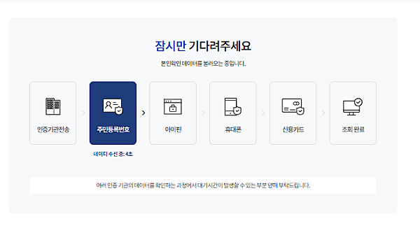 회원가입 사이트 확인 중