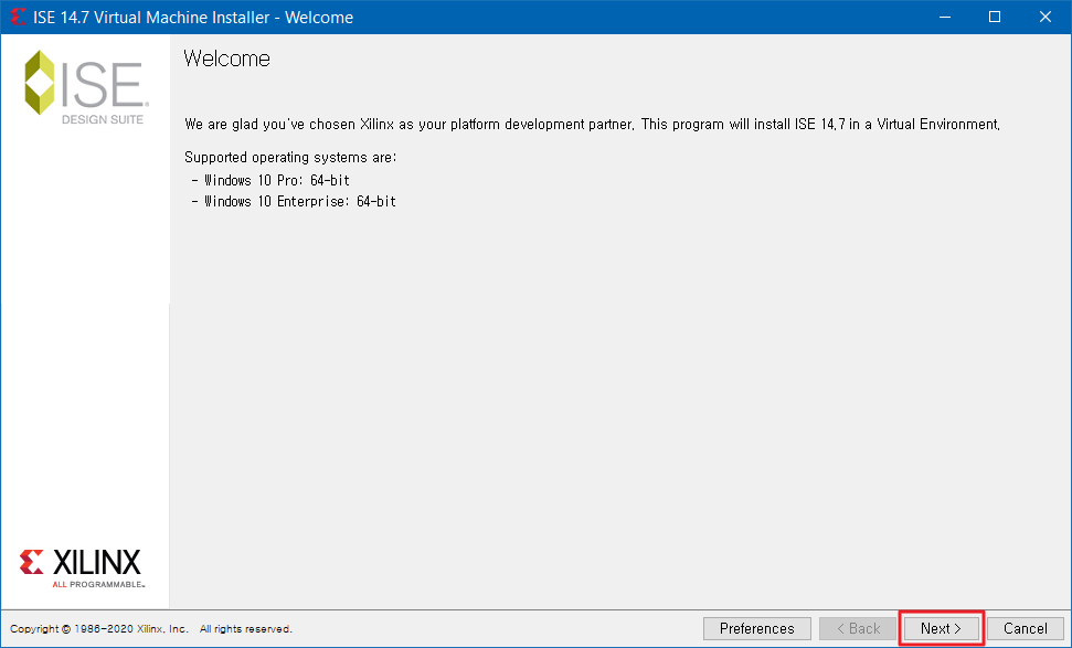 xilinx ise 14.5 doesn