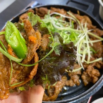 연탄불고기 오리양념불고기
