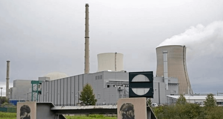 독일에 위치한 독일 필립스부르크 원전 사진