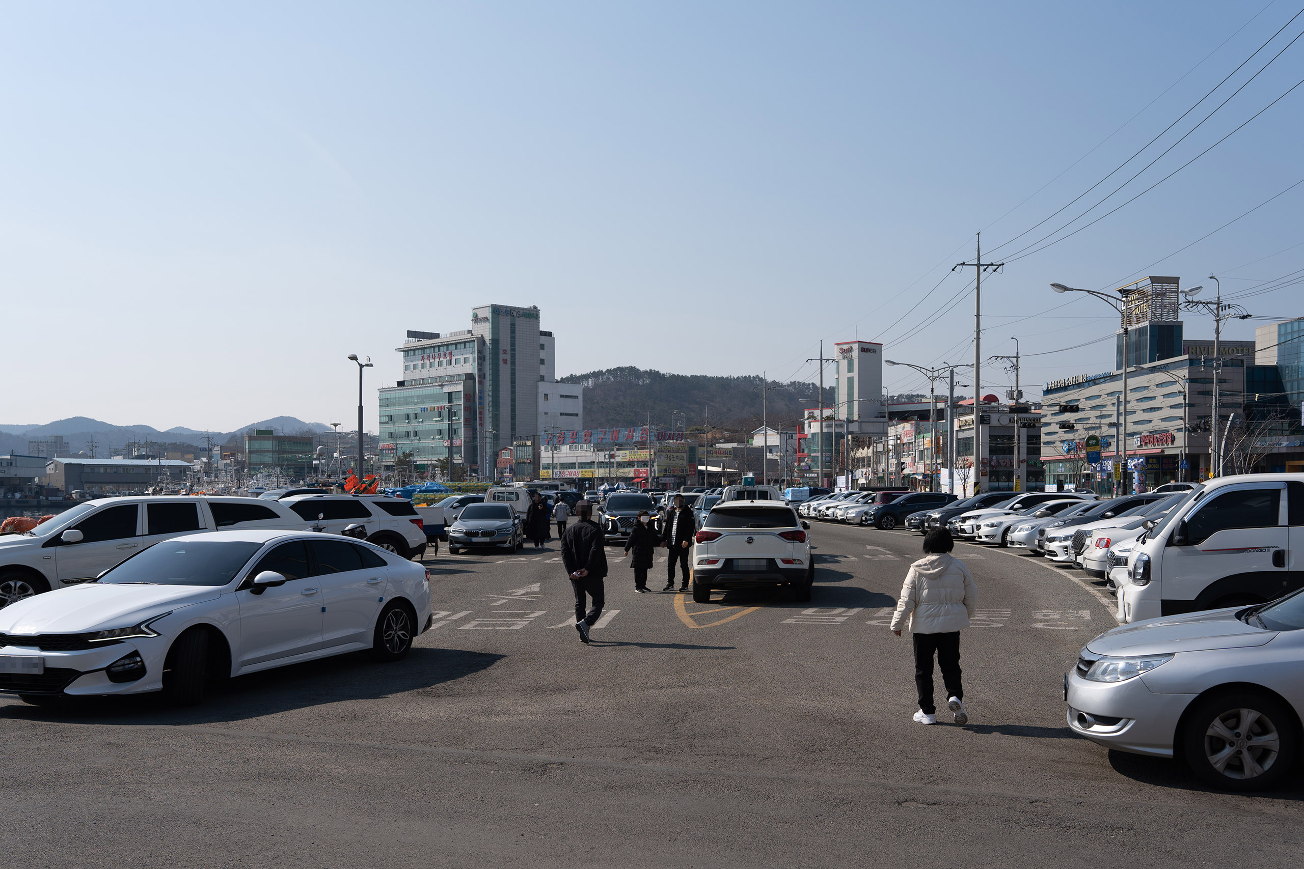 경상북도 포항 구룡포 - 일본인 가옥거리 (동백꽃 필 무렵 촬영지) - 일본인 가옥거리 주차장 및 입구 부근 포항 구룡포