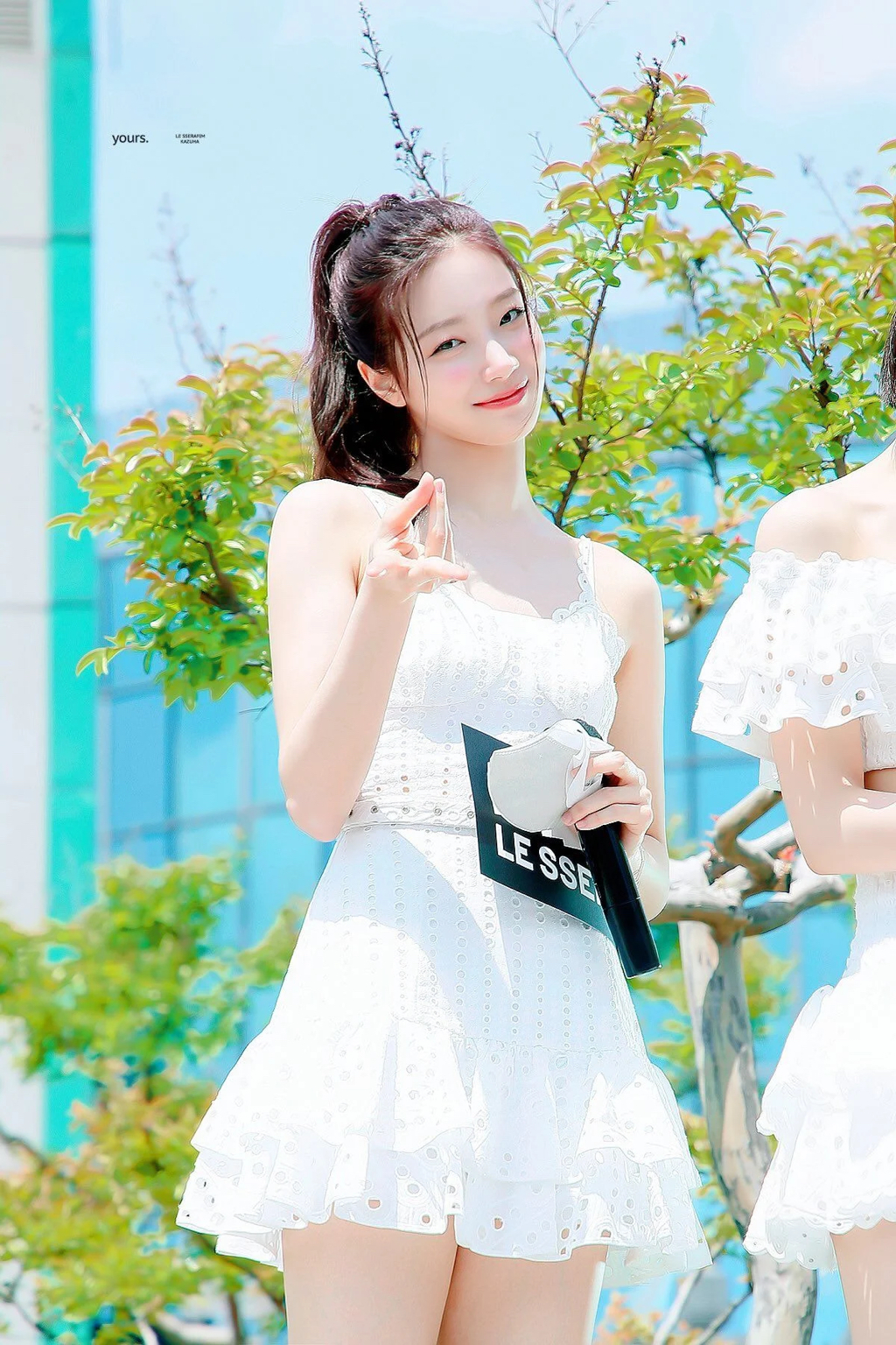 르세라핌 카즈하 220506 뮤직뱅크 미니팬미팅