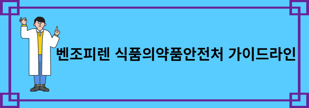 벤조피렌 가이드라인