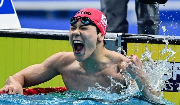 ‘대회 4일째 아시안게임’ 한국 종합 2위&#44; 수영에선 최초의 단체전 금메달
