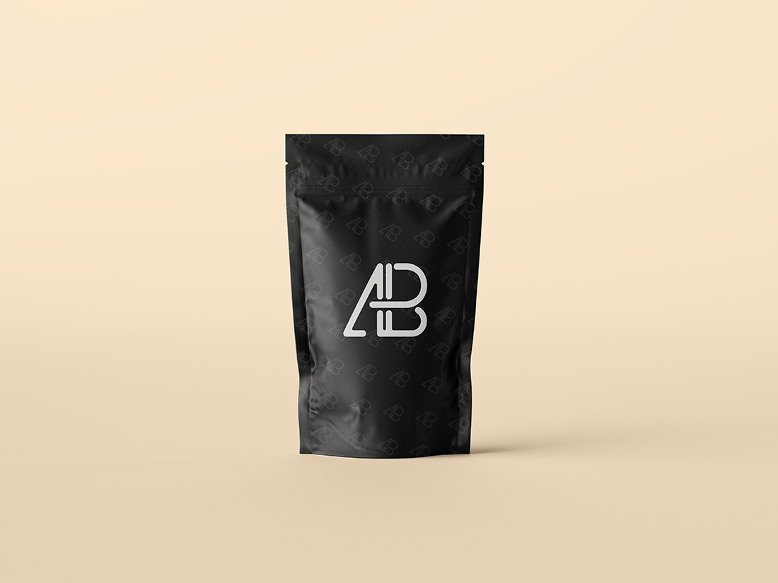 Pouch Bag Packaging Mockup(파우치 가방 포장 목업)