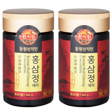  천지인 홍삼정 예작 6년근 240g, 2개