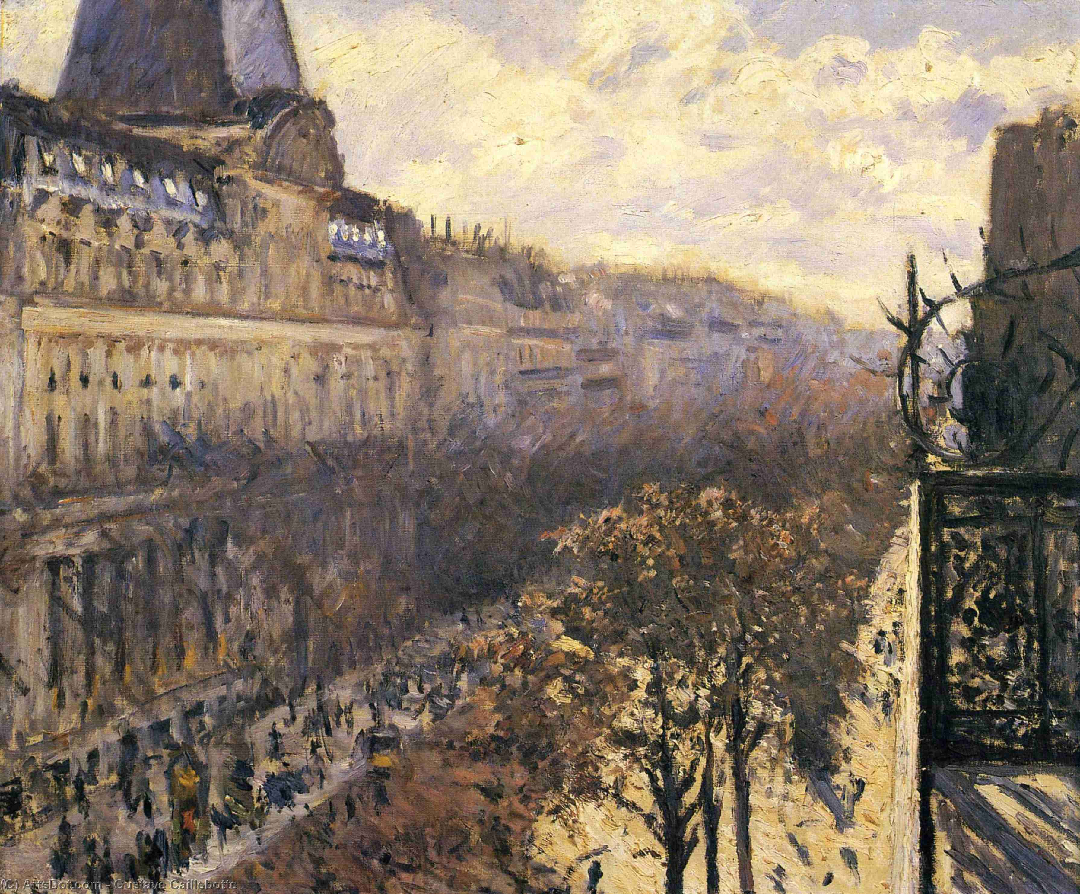 구스타브 칼리보트(Gustave Caillebotte), 프랑스, 화가, 1848-1894