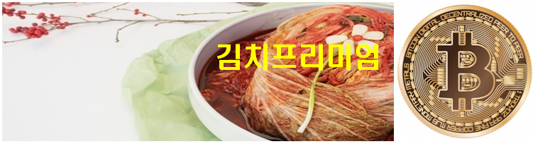  김치프리미엄 코인들을 알아보자