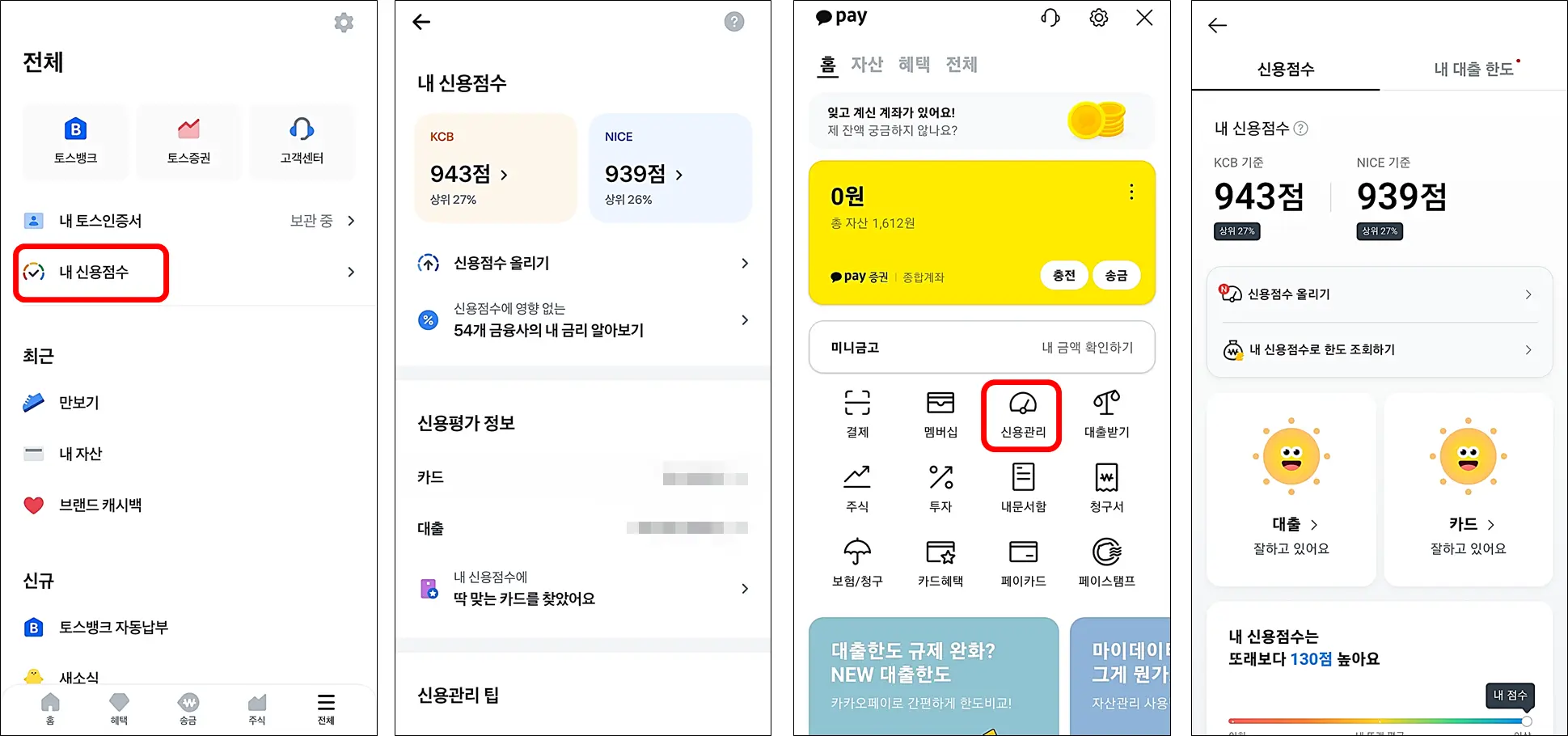 신용점수조회방법