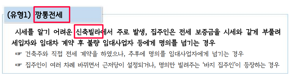 전세사기 사례