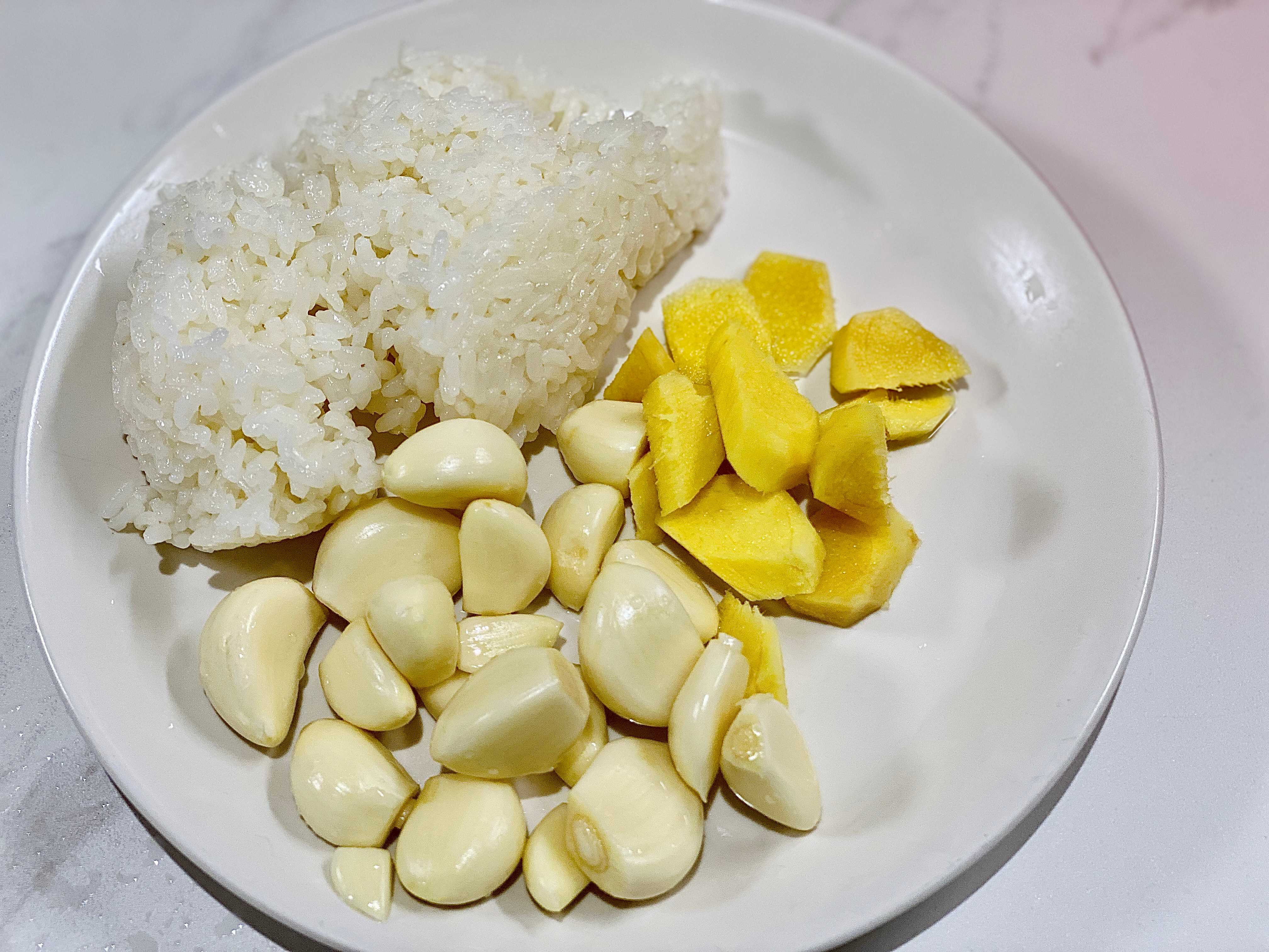 찬밥과 마늘과 생강