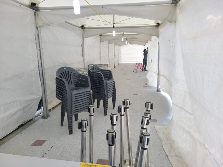 대구, 경상북도, 경남전시관 대여업체에 야외행사에 필요한 텐트 전시 부스 설치 23