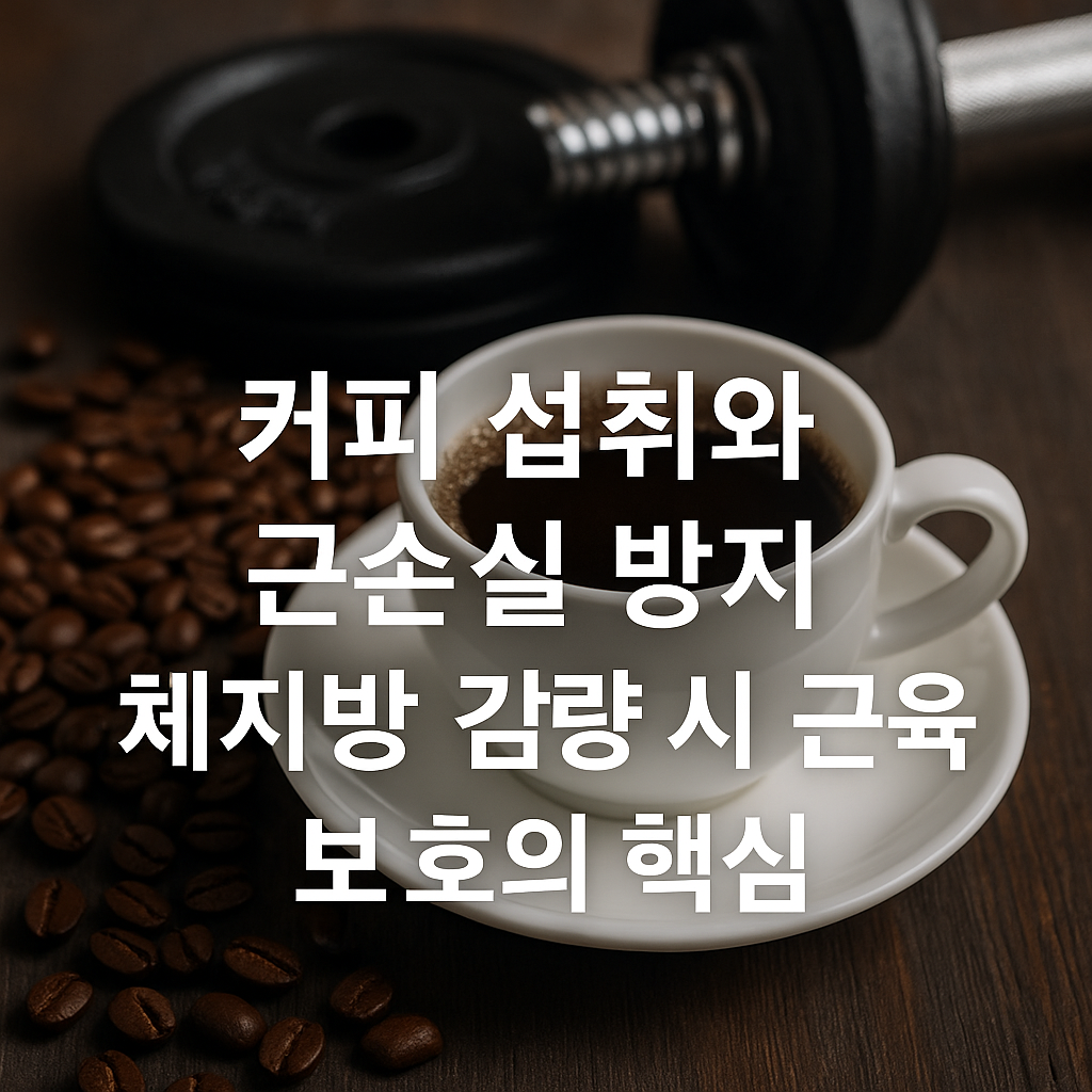 커피섭취와 근손실 방지