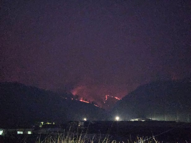 산불모습