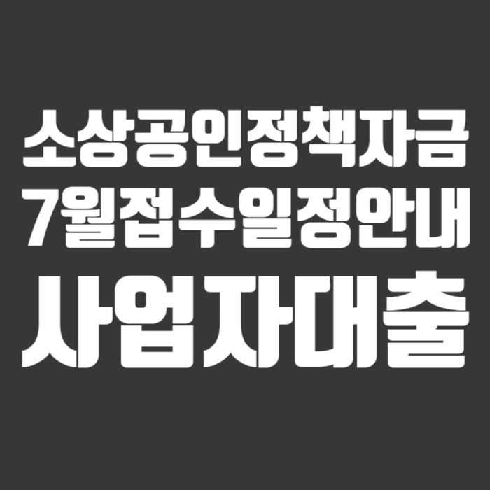 소상공인사업자대출 소상공인정책자금 002